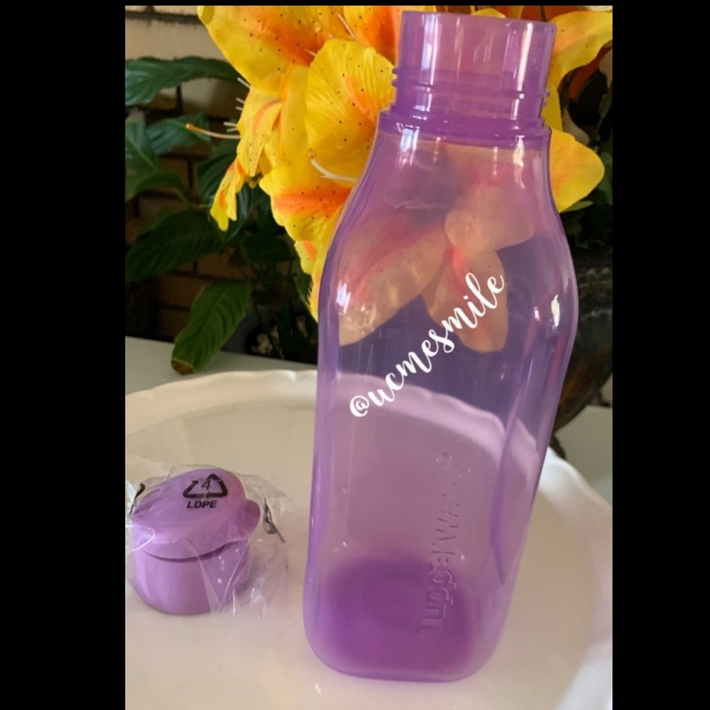Tupperware Eco Square Round 1L Water Bottle